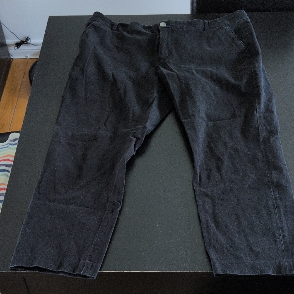 Tommy Hilfiger Women's Black Cropped Pants